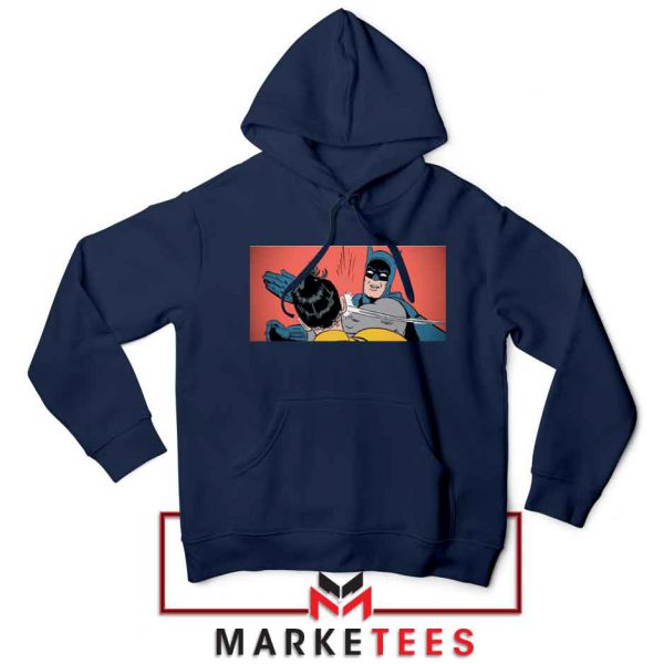 The Batman Will Smith Slap Day Navy Blue Hoodie