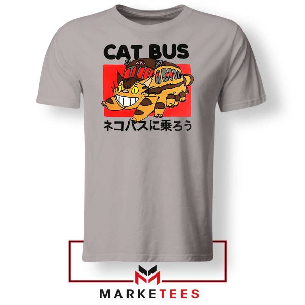 The Catbus Nekobasu Totoro Sport Grey Tee