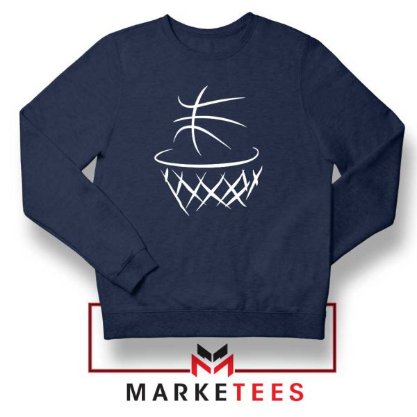 Basketball NBA Graphic Navy Sweatshirt