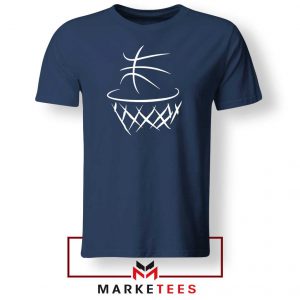Basketball NBA Graphic Navy Tshirt