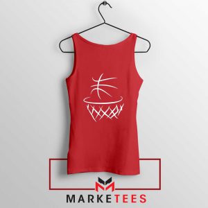Basketball NBA Graphic Red Top