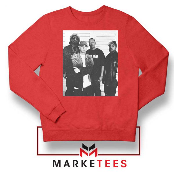 Best 90s Vintage Rappers Red Sweatshirt