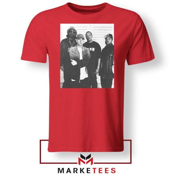 Best 90s Vintage Rappers Red Tee