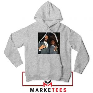 Dogg Father and Makaveli Grey Hoodie