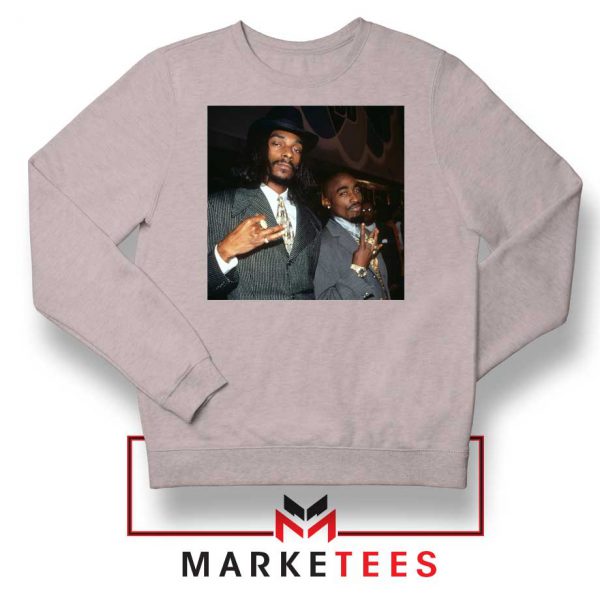 Dogg Father and Makaveli Grey Sweatshirt