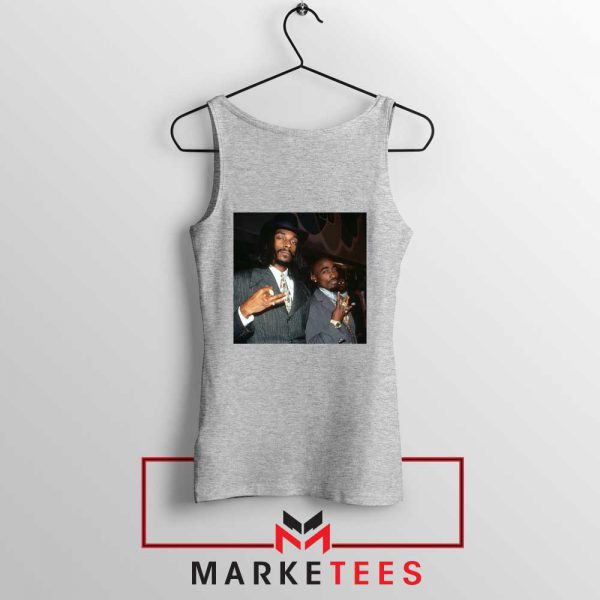 Dogg Father and Makaveli Grey Tank Top