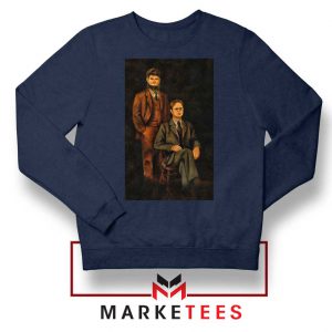 Dwight Schrute Painting Navy Blue Sweatshirt