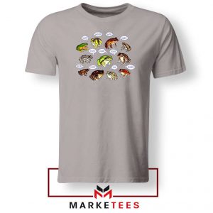 Frog Song Animal Meme Sport Grey Tshirt