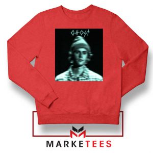 Ghost Justin Bieber Red Sweatshirt