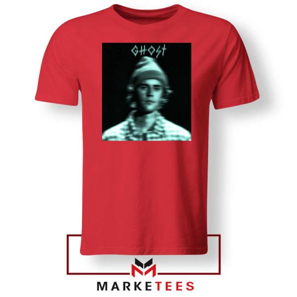 Ghost Justin Bieber Red Tee