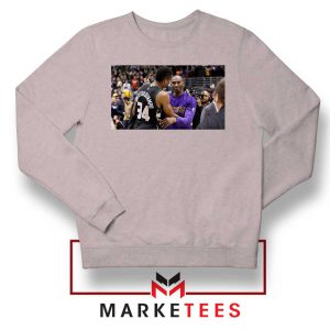 Greek Freak Bucks Win NBA Grey Sweater