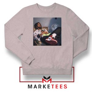 Hollywood Cole Rapper Grey Sweater