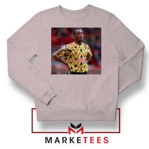 Ian Wright Arsenal 90s Grey Sweater