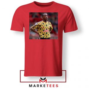 Ian Wright Arsenal 90s Red Tshirt