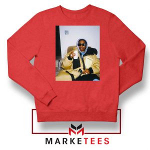 Lord Flacko Drug Jacket Graphic Red Sweater