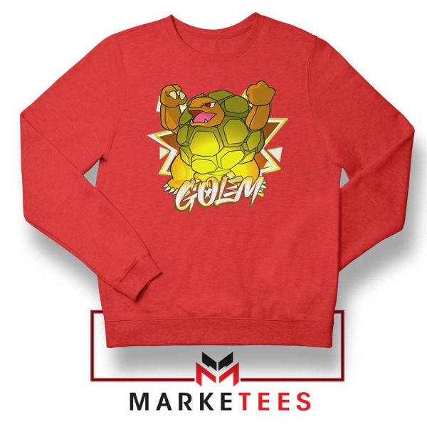 Pokemon Golem Gen 1 Red Sweater