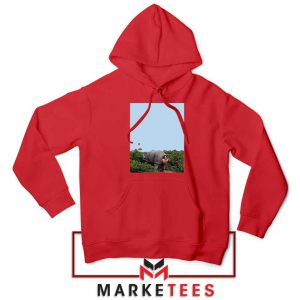 Rhino Birth Ace Ventura Red Hoodie