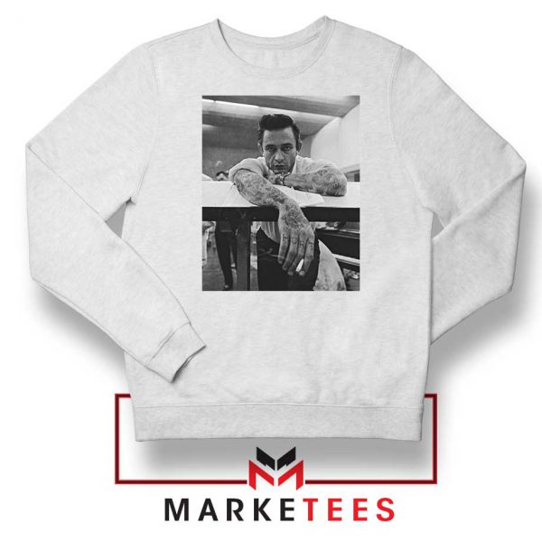 The Man in Black Tattoo Sweatshirt