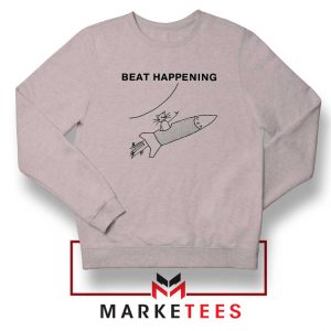 Beat Happening Cat Band Sport Grey weater