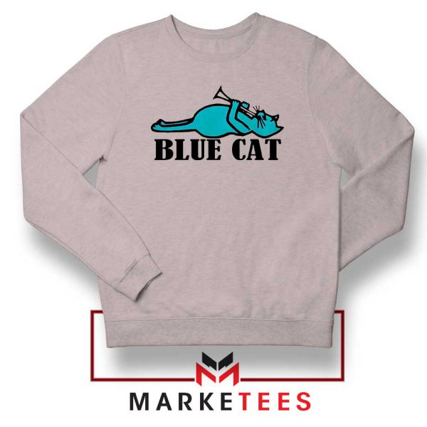 Blue Cat Records 60s Sport Grey Sweatshirt
