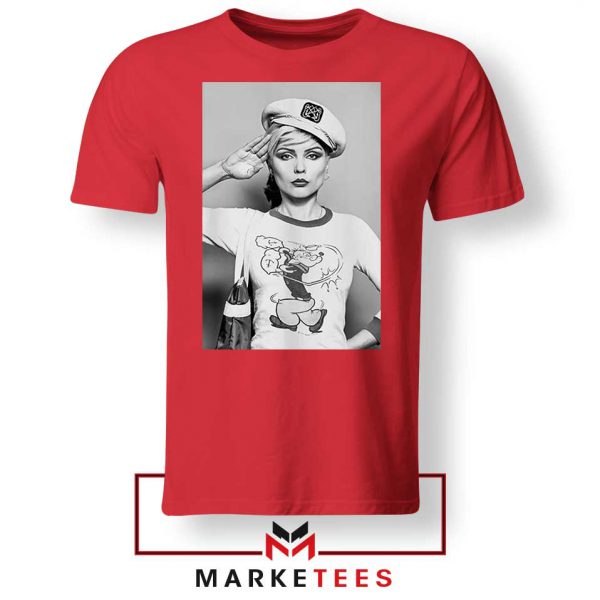 Debbie Harry Blondie Popeye Red Tshirt