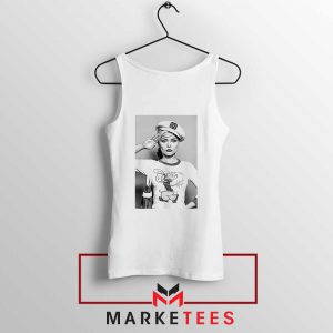 Debbie Harry Blondie Popeye White Tank Top