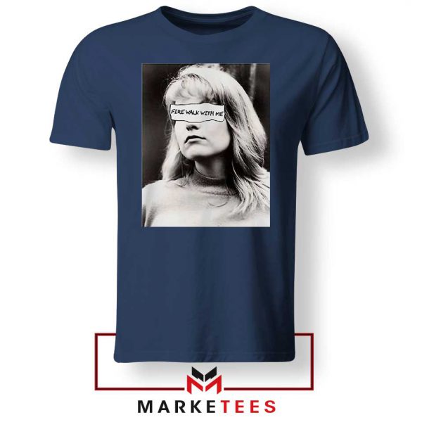 Fire Walk With Me Laura Palmer Navy Blue Tee