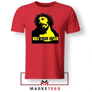 Kill Your Idols Band Jesus Red Tshirt