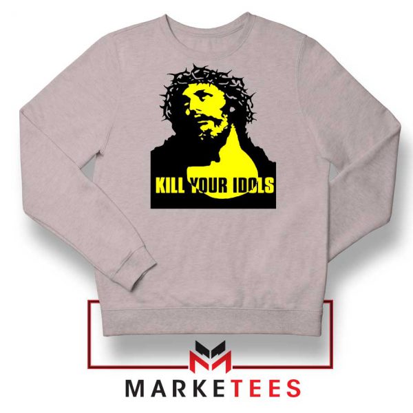 Kill Your Idols Band Jesus Sport Grey Sweater