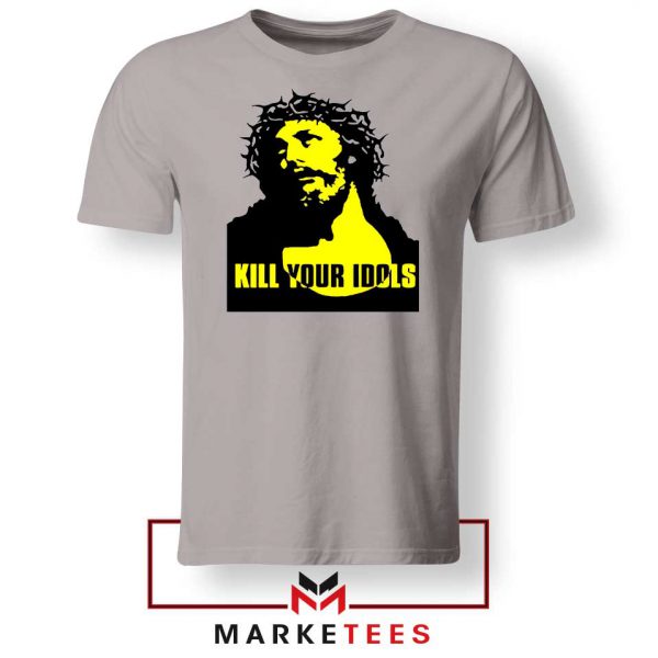 Kill Your Idols Band Jesus Sport Grey Tshirt