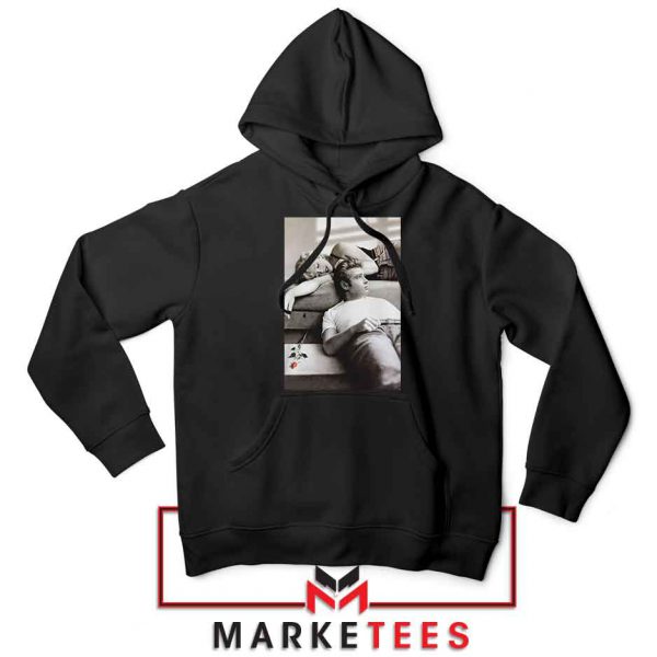 Marilyn Monroe James Dean Black Hoodie