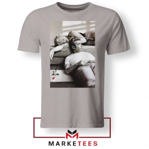 Marilyn Monroe James Dean Sport Grey Tshirt