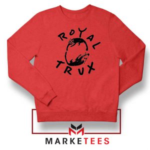 Royal Trux Cats and Dogs Red Sweatshirt