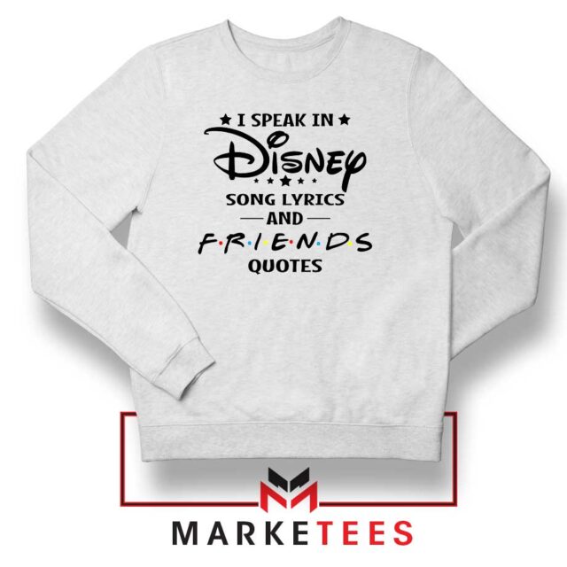 New 2 Disney Friends Songs Sweater Quotes TV Show