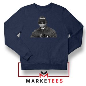 Eazy E Compton Graphic Navy Blue Sweatshirt
