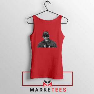 Eazy E Compton Graphic Red Tank Top