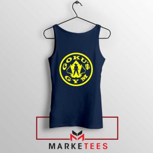 Gokus GYM Graphic Navy Blue Top