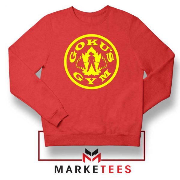 Gokus GYM Graphic Red Sweater