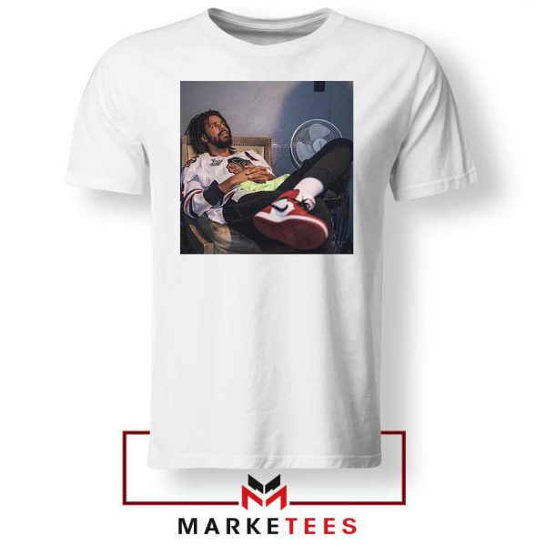 J Cole Design Sneaker Tee