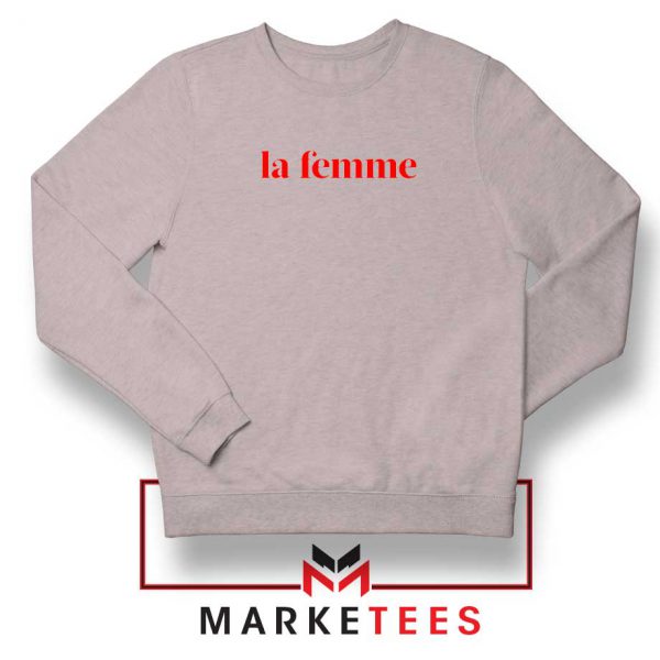 La Femme Band Merch Sport Grey Sweater