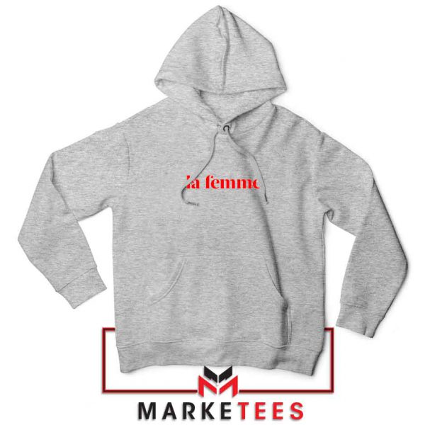 La Femme Rock Band Sport Grey Hoodie