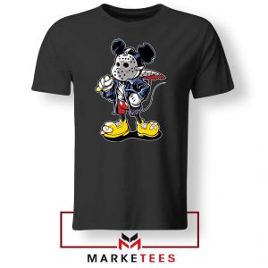 Mickey Jason Voorhees Black Tshirt