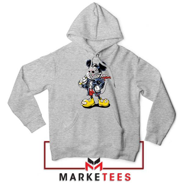 Mickey Jason Voorhees Grey Hoodie