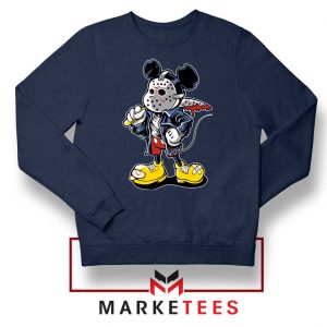 Mickey Jason Voorhees Navy Blue Sweatshirt