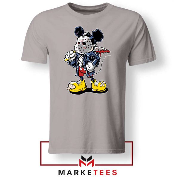 Mickey Jason Voorhees Sport Grey Tshirt