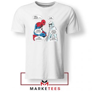 Moon Knight Spiderman White Tee