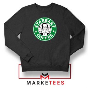 Starbart Coffee Parody Black Sweatshirt