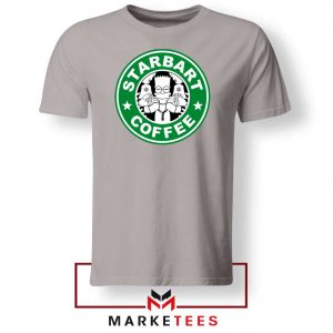 Starbart Simpson Coffee Grey Tshirt