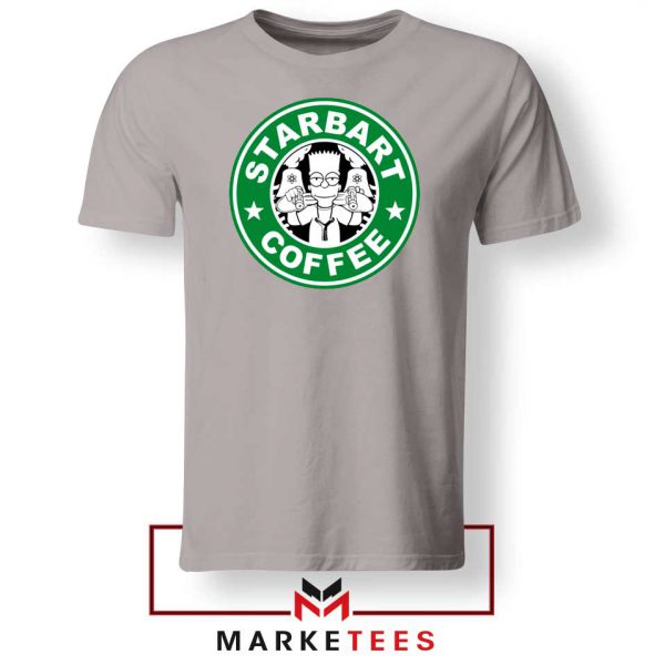 Starbart Simpson Coffee Grey Tshirt