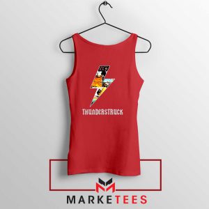 Thunderstruck Song ACDC Red Tank Top